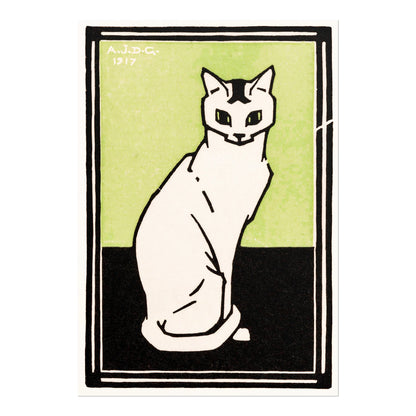 JULIE DE GRAAG - Sitting Cat 3 (Giclée Art Print) - Pathos Studio - Marketplace Listings