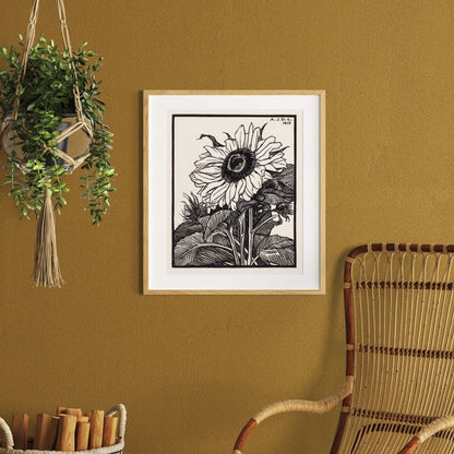 JULIE DE GRAAG - Sunflower (Giclée Art Print) - Pathos Studio - Marketplace Listings