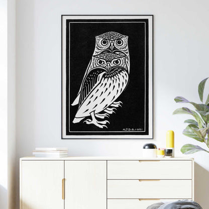 JULIE DE GRAAG - Two Owls (Giclée Art Print) - Pathos Studio - Marketplace Listings