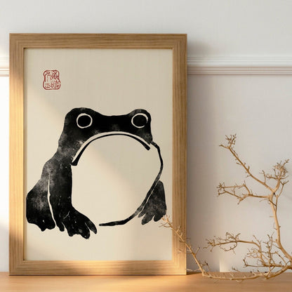 MATSUMOTO HOJI - Japanese Frog #1 (Giclée art print) - Pathos Studio - Marketplace Listings