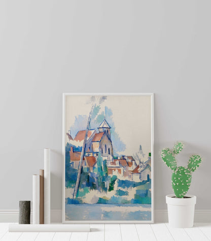 PAUL CÉZANNE - Church at Montigny - sur - Loing (Giclée Art Print) - Pathos Studio - Marketplace Listings