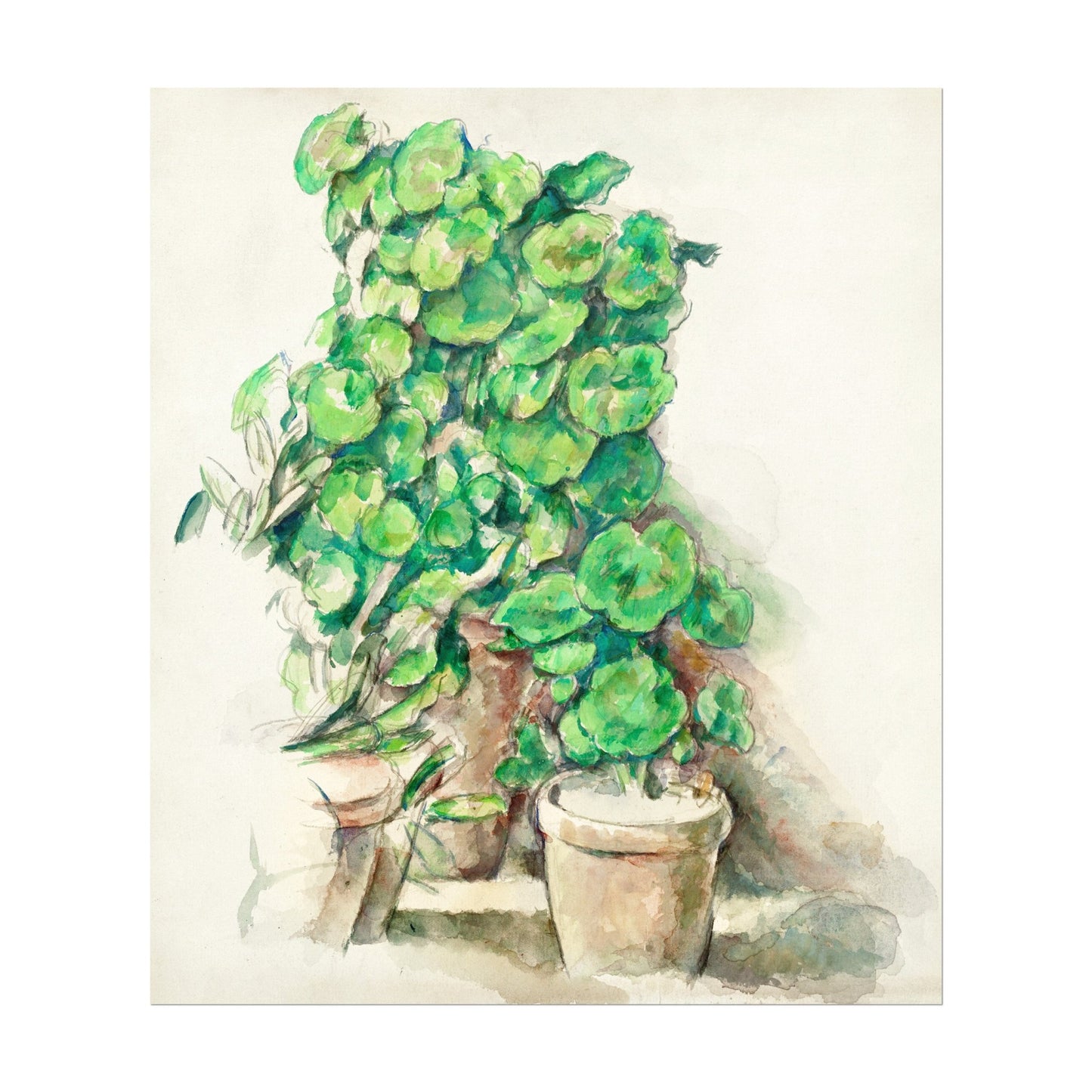 PAUL CÉZANNE - Geraniums (Giclée Art Print) - Pathos Studio - Marketplace Listings