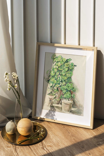 PAUL CÉZANNE - Geraniums (Giclée Art Print) - Pathos Studio - Marketplace Listings