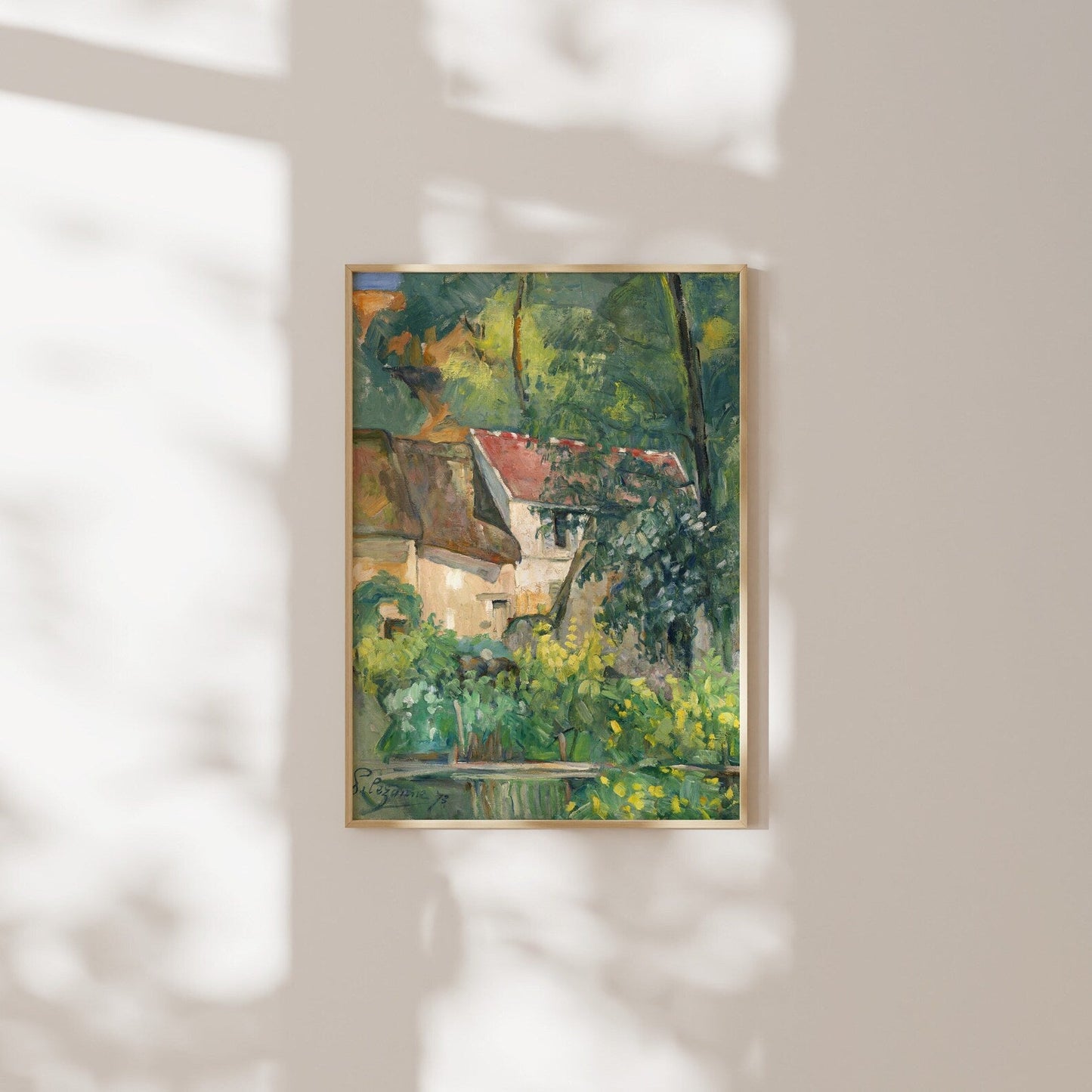 PAUL CÉZANNE - House of Père Lacroix - Pathos Studio - Art Prints