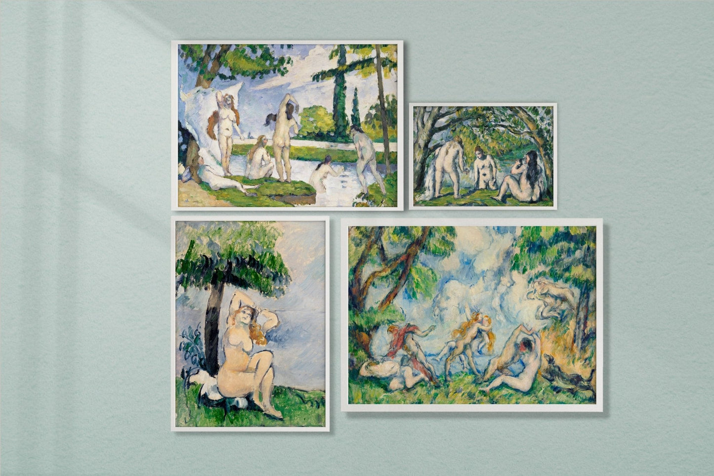 PAUL CÉZANNE - Six Bathers (Giclée Art Print) - Pathos Studio - Marketplace Listings