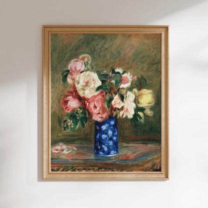 Pierre - Auguste Renoir - Bouquet of Roses | Art Prints | Pathos Studio
