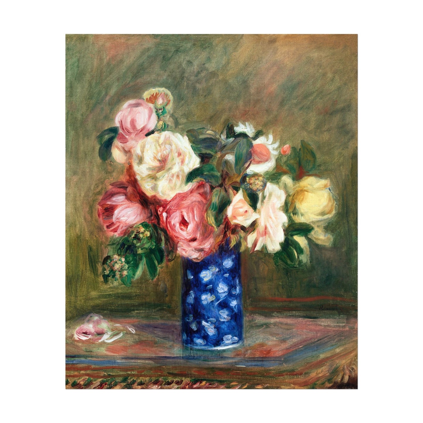 Pierre - Auguste Renoir - Bouquet of Roses | Art Prints | Pathos Studio