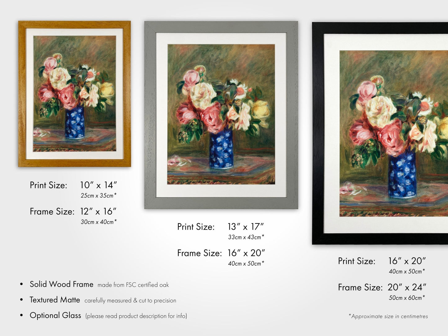 Pierre - Auguste Renoir - Bouquet of Roses | Art Prints | Pathos Studio