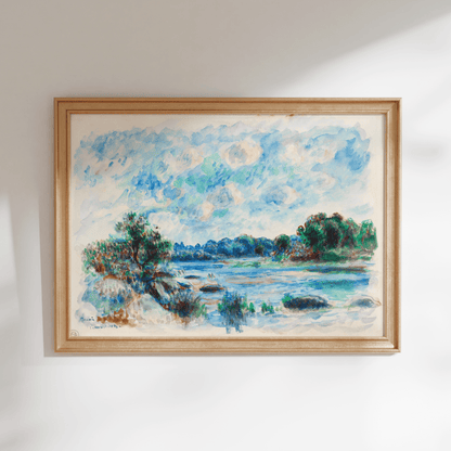 Pierre - Auguste Renoir - Landscape at Pont–Aven | Art Prints | Pathos Studio