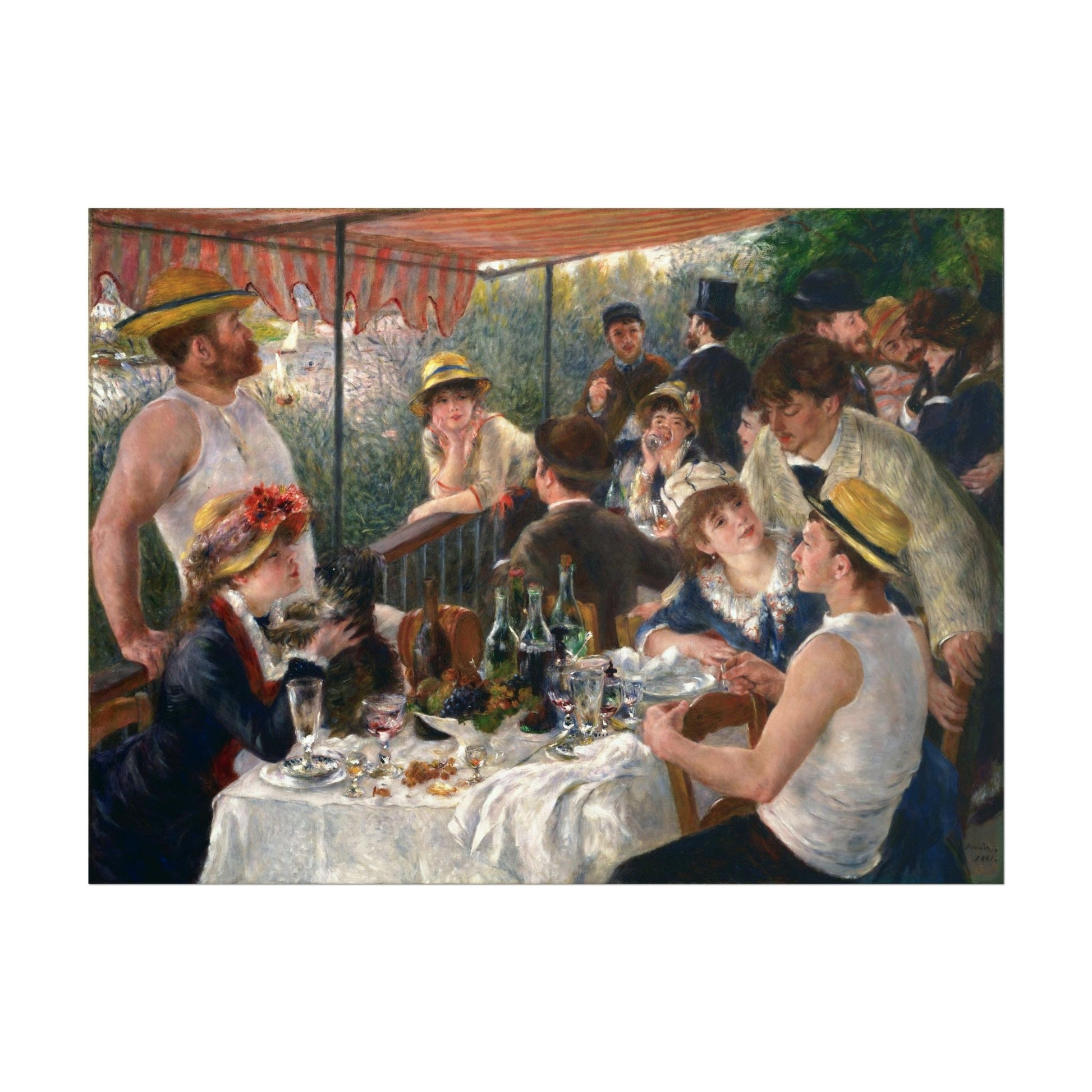 Pierre - Auguste Renoir - Luncheon of the Boating Party | Art Prints | Pathos Studio