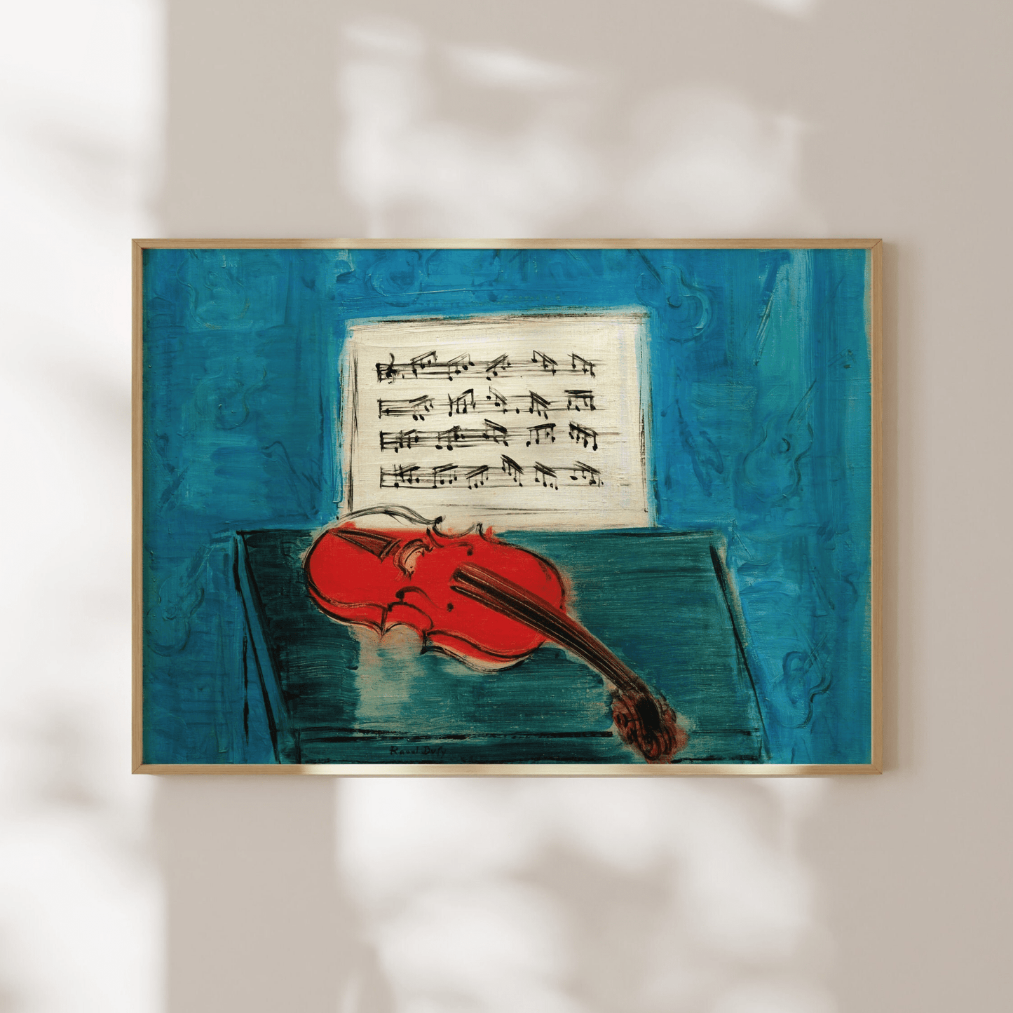 Raoul Dufy - Red Violin | Art Prints | Pathos Studio