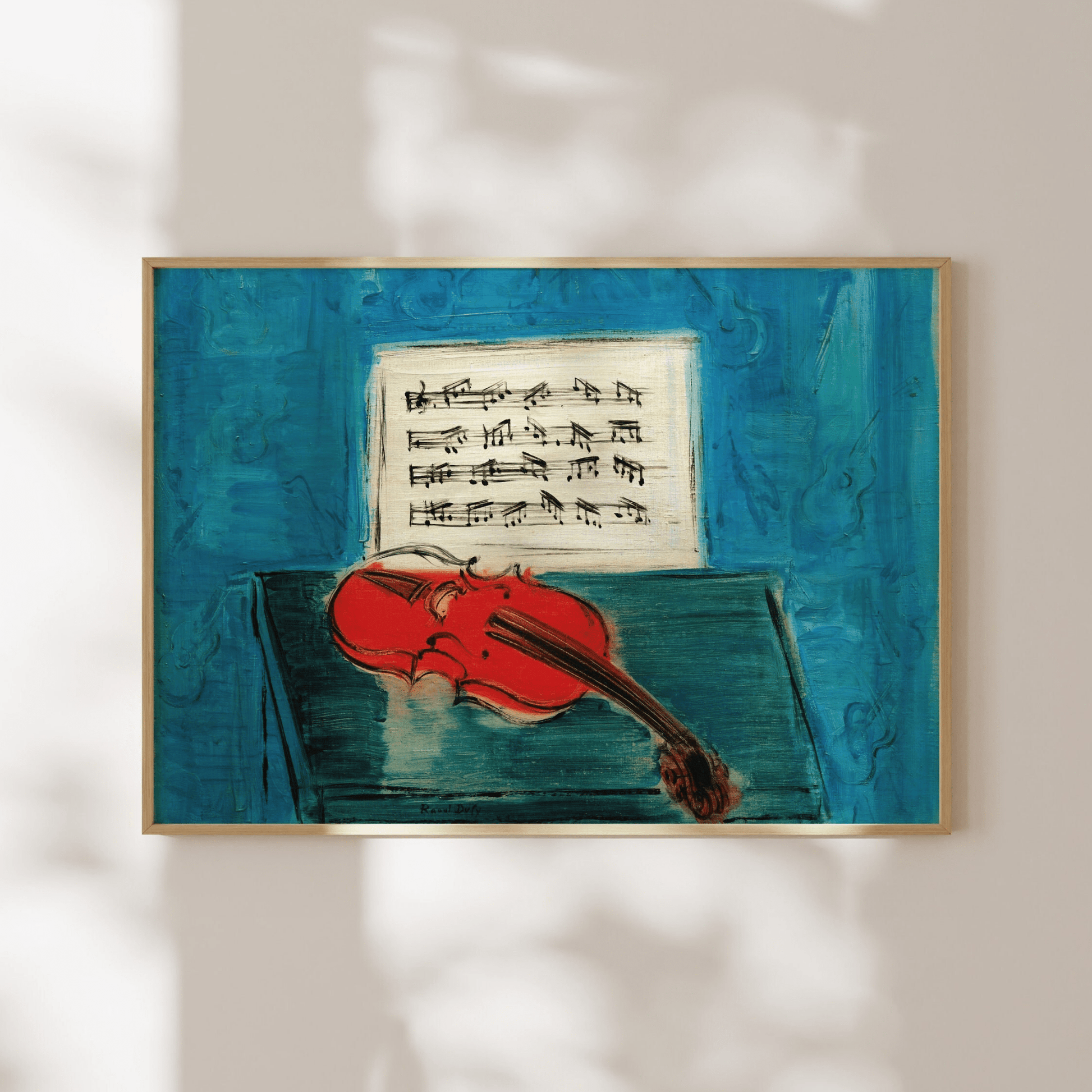 Raoul Dufy - Red Violin | Art Prints | Pathos Studio