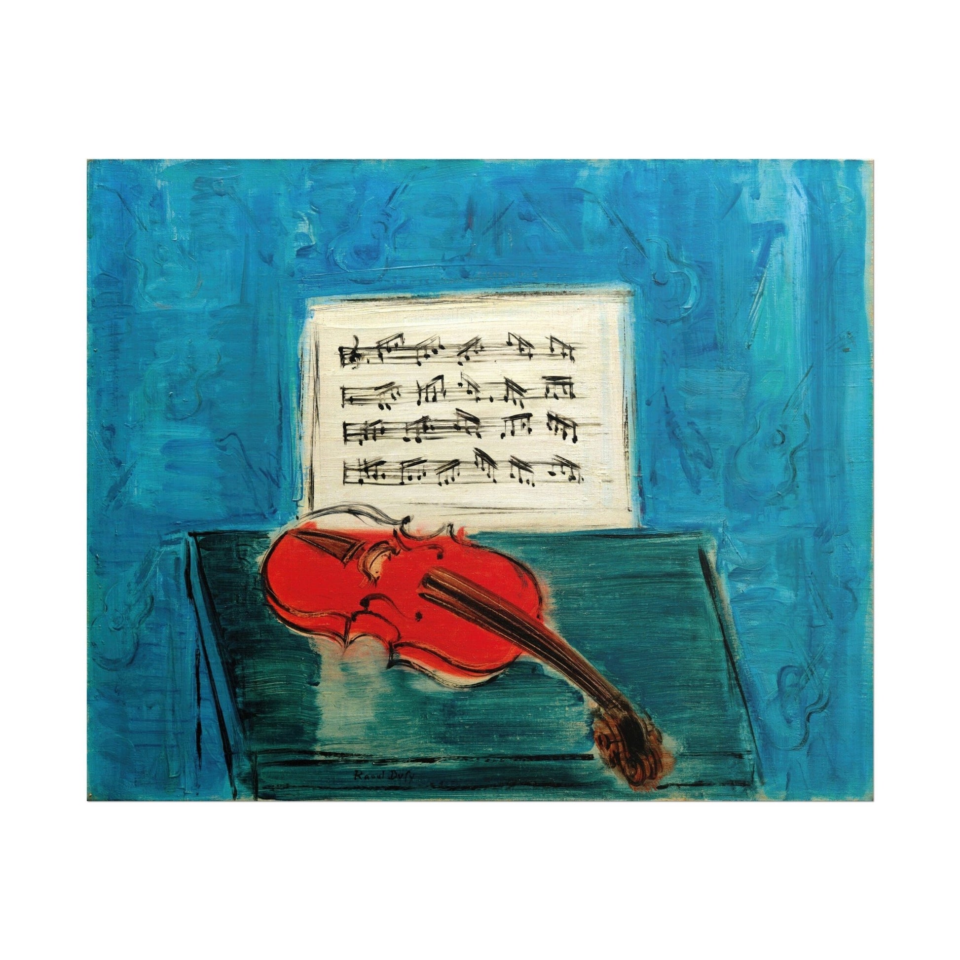 Raoul Dufy - Red Violin | Art Prints | Pathos Studio