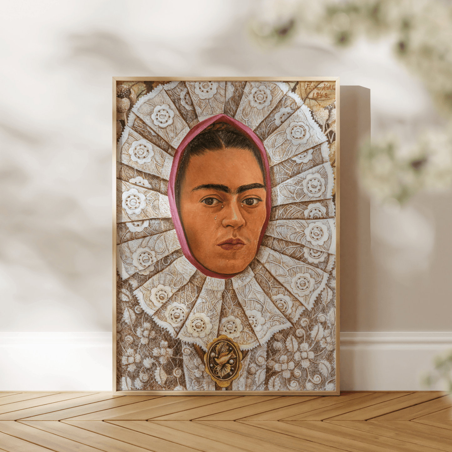 Self - Portrait With Headdress - Pathos Studio - Art Prints