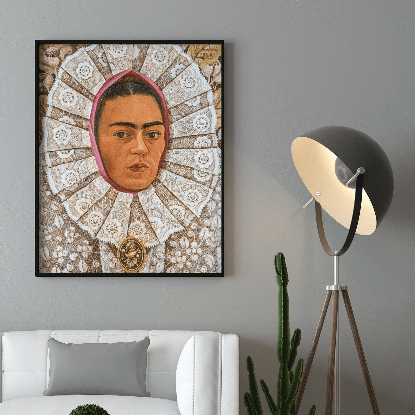 Self - Portrait With Headdress - Pathos Studio - Art Prints