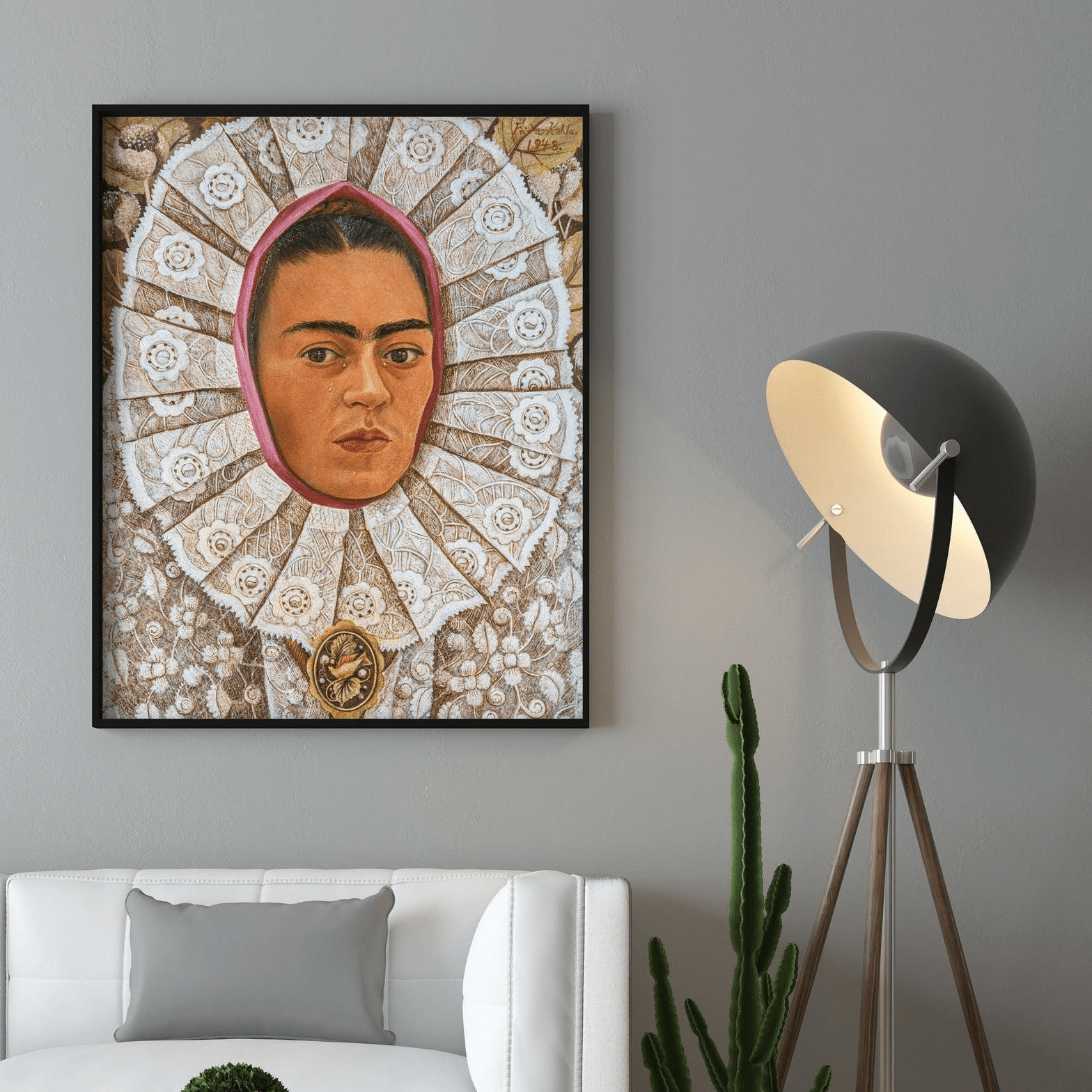 Self - Portrait With Headdress - Pathos Studio - Art Prints