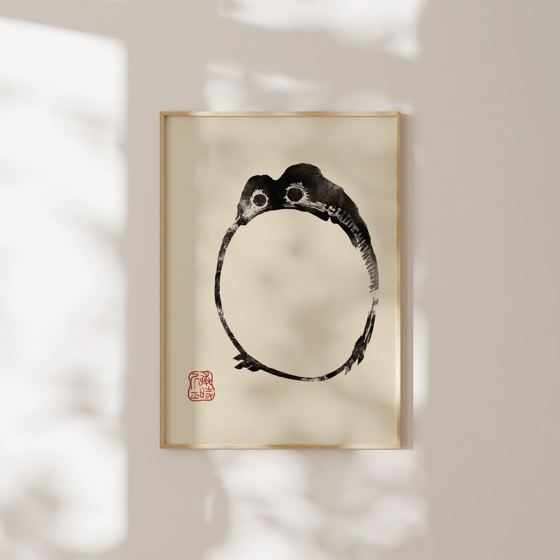 Set of 3 Japanese Frog Prints - Pathos Studio - Art Print Sets