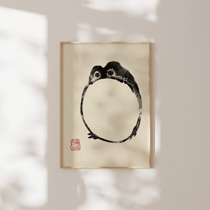 Set of 3 Japanese Frog Prints - Pathos Studio - Art Print Sets