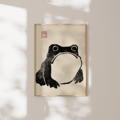 Set of 3 Japanese Frog Prints - Pathos Studio - Art Print Sets