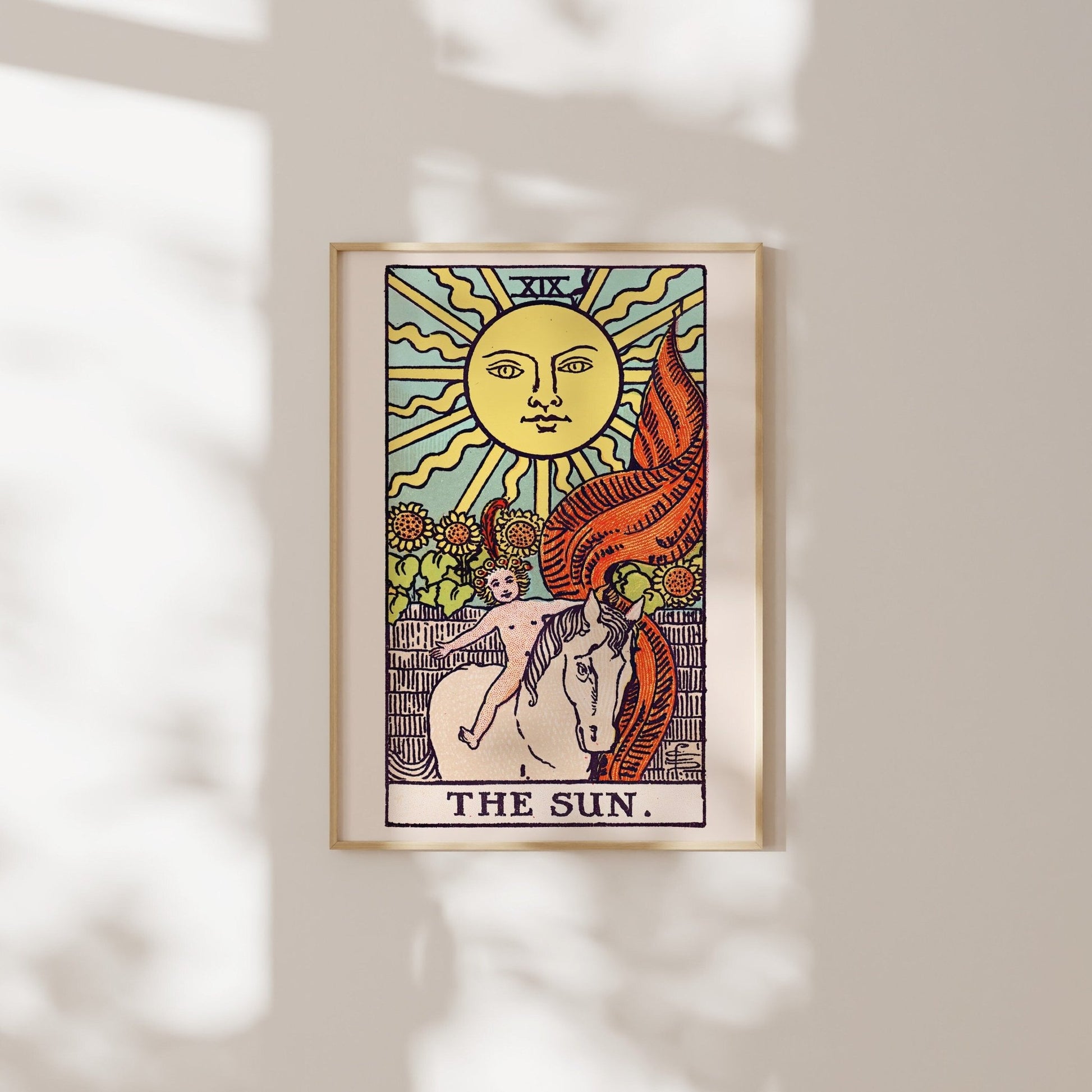 Set of 3 Tarot Card Prints: The Sun, The Moon & The Star - Pathos Studio - Art Print Sets