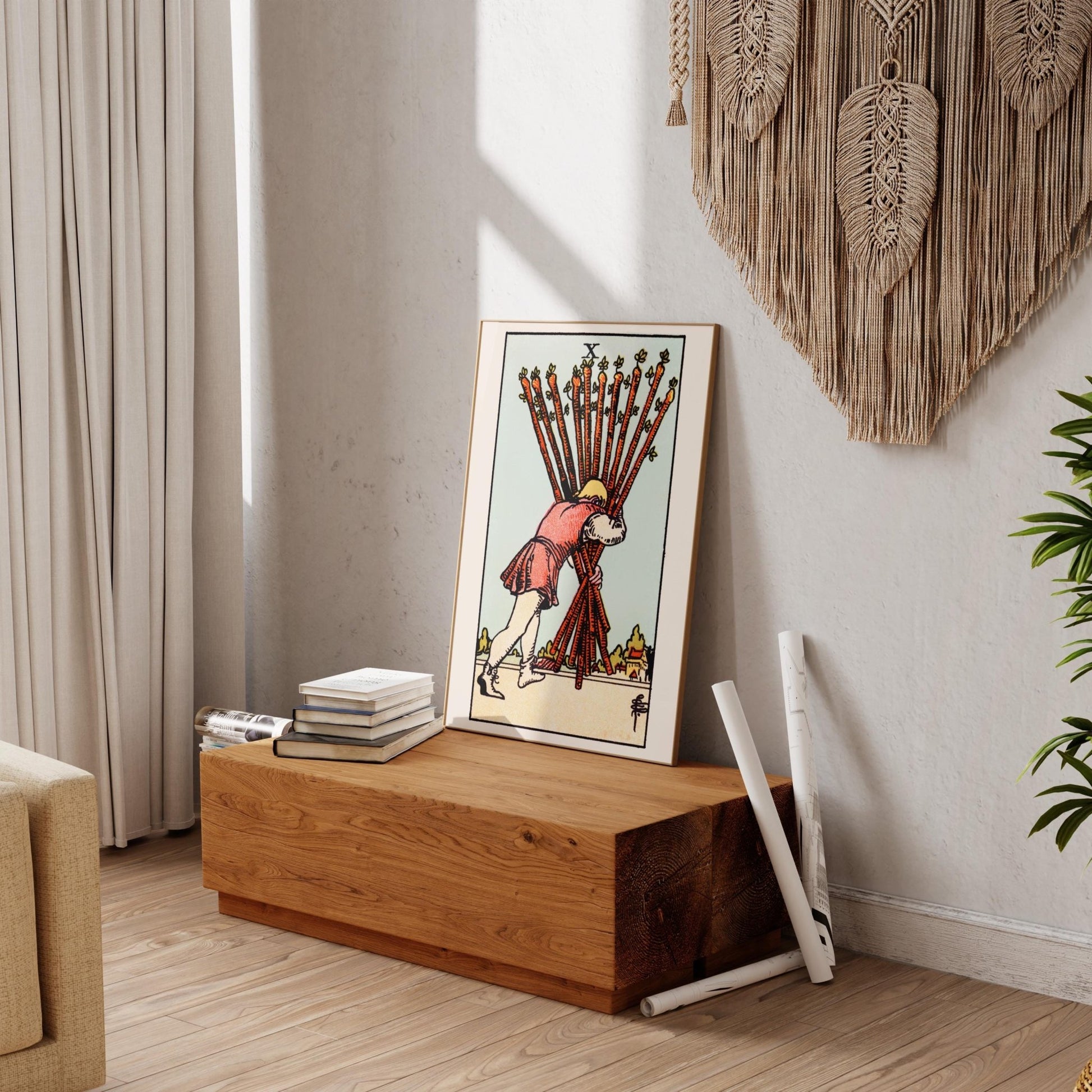 Tarot Art - 10 of Wands | Art Prints | Pathos Studio