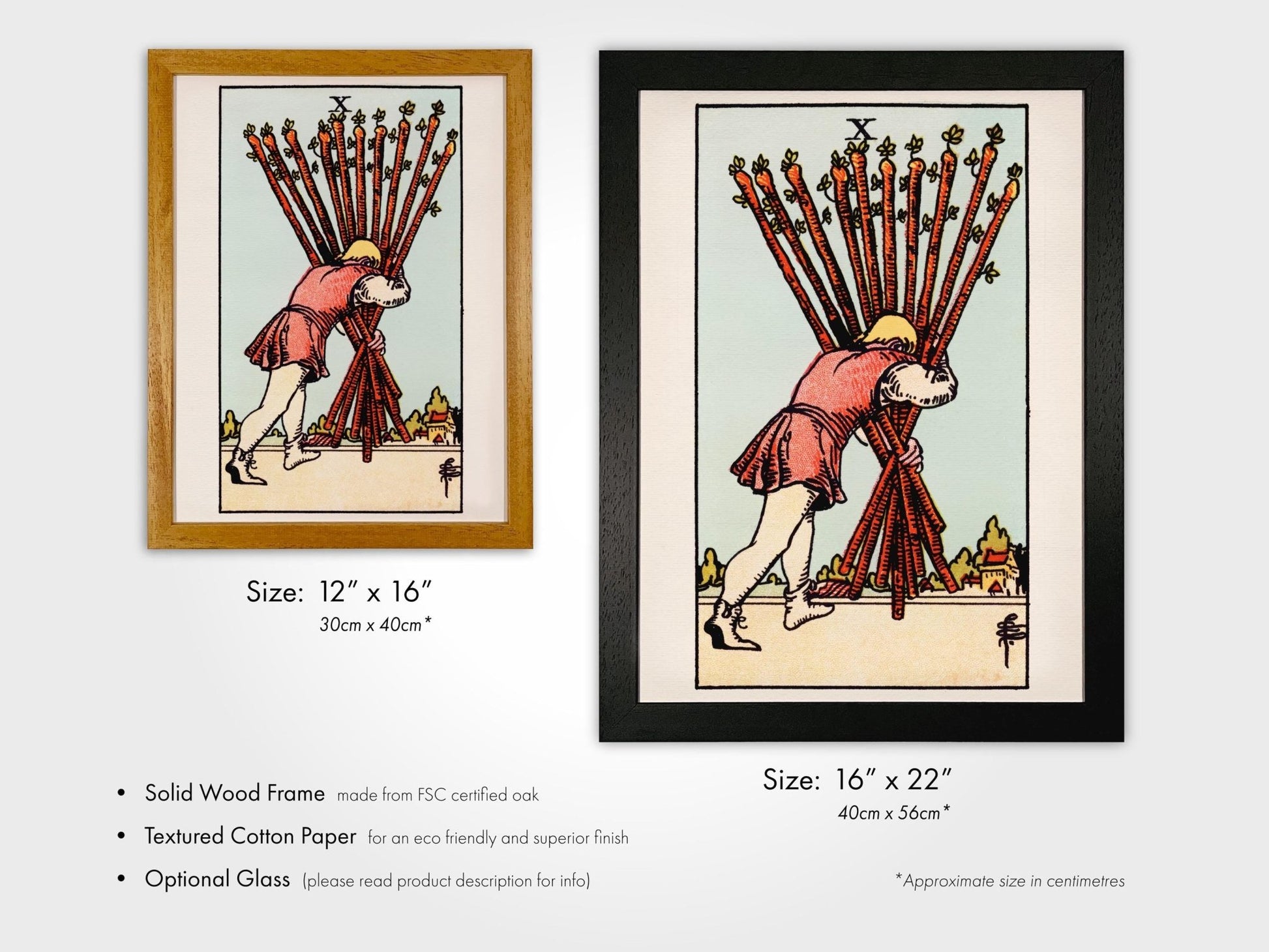 Tarot Art - 10 of Wands | Art Prints | Pathos Studio