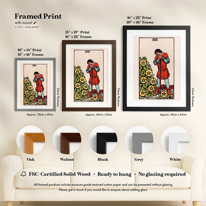 Tarot Art - 7 of Pentacles | Art Prints | Pathos Studio