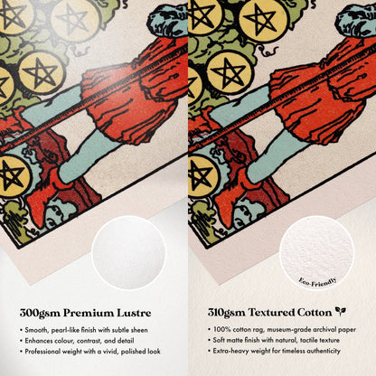 Tarot Art - 7 of Pentacles | Art Prints | Pathos Studio