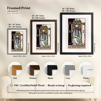 Tarot Art - II The High Priestess | Art Prints | Pathos Studio