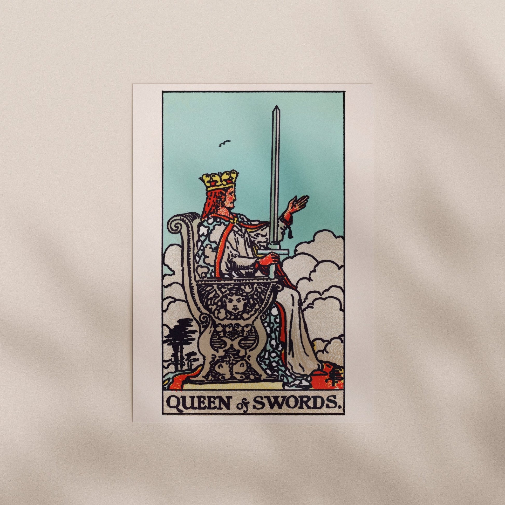 Tarot Art - Queen of Swords | Art Prints | Pathos Studio
