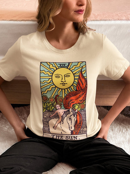 Tarot Art - The Sun T-Shirt | T-Shirts | Pathos Studio