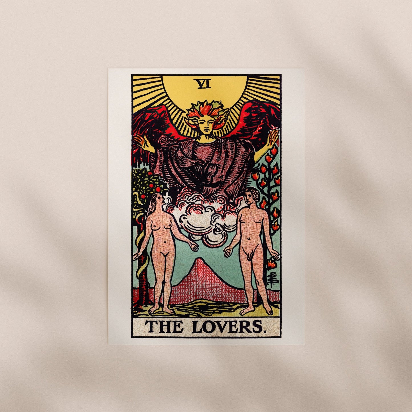 Tarot Art - VI The Lovers | Art Prints | Pathos Studio