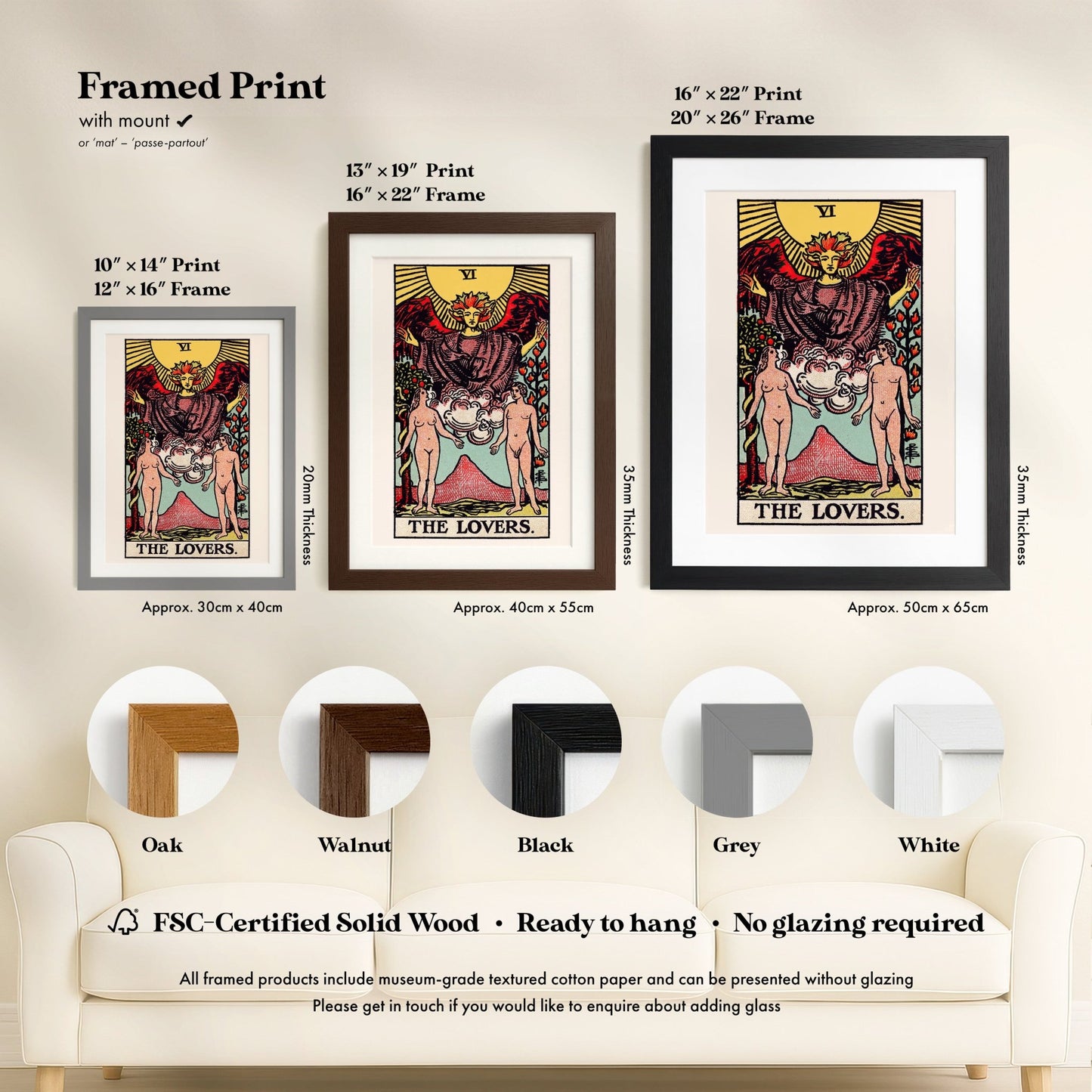 Tarot Art - VI The Lovers | Art Prints | Pathos Studio