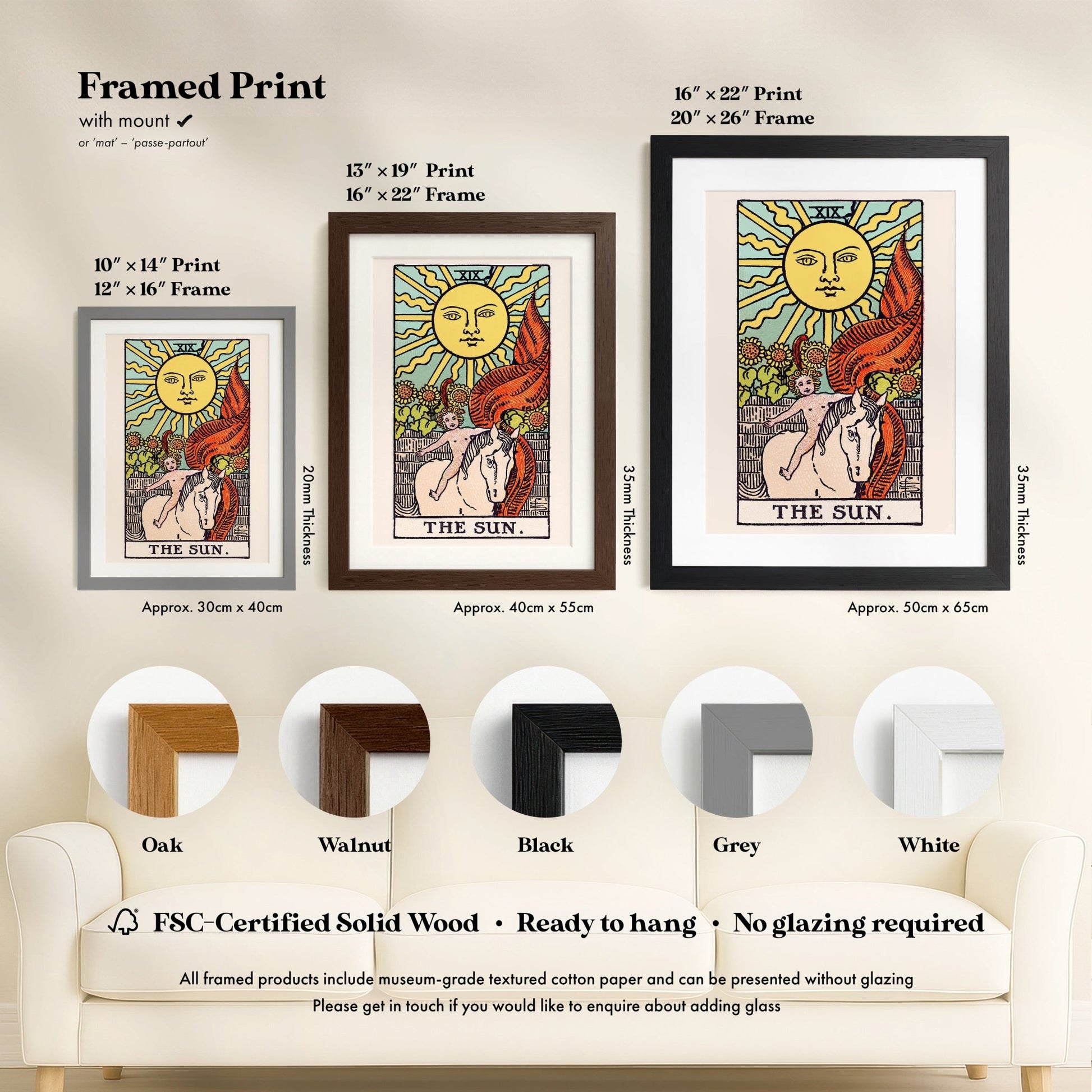 Tarot Art - XIX The Sun | Art Prints | Pathos Studio