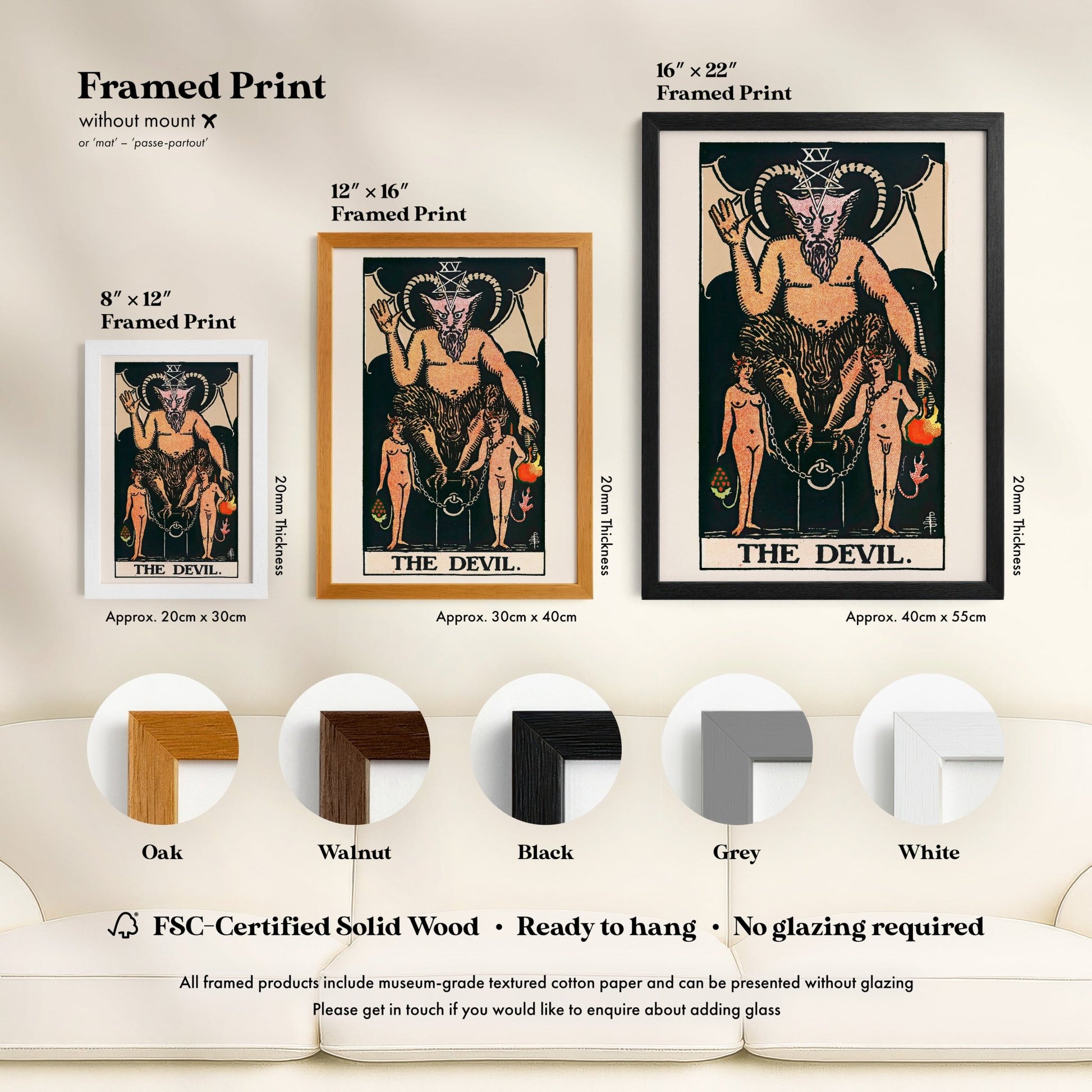 Tarot Art - XV The Devil | Art Prints | Pathos Studio
