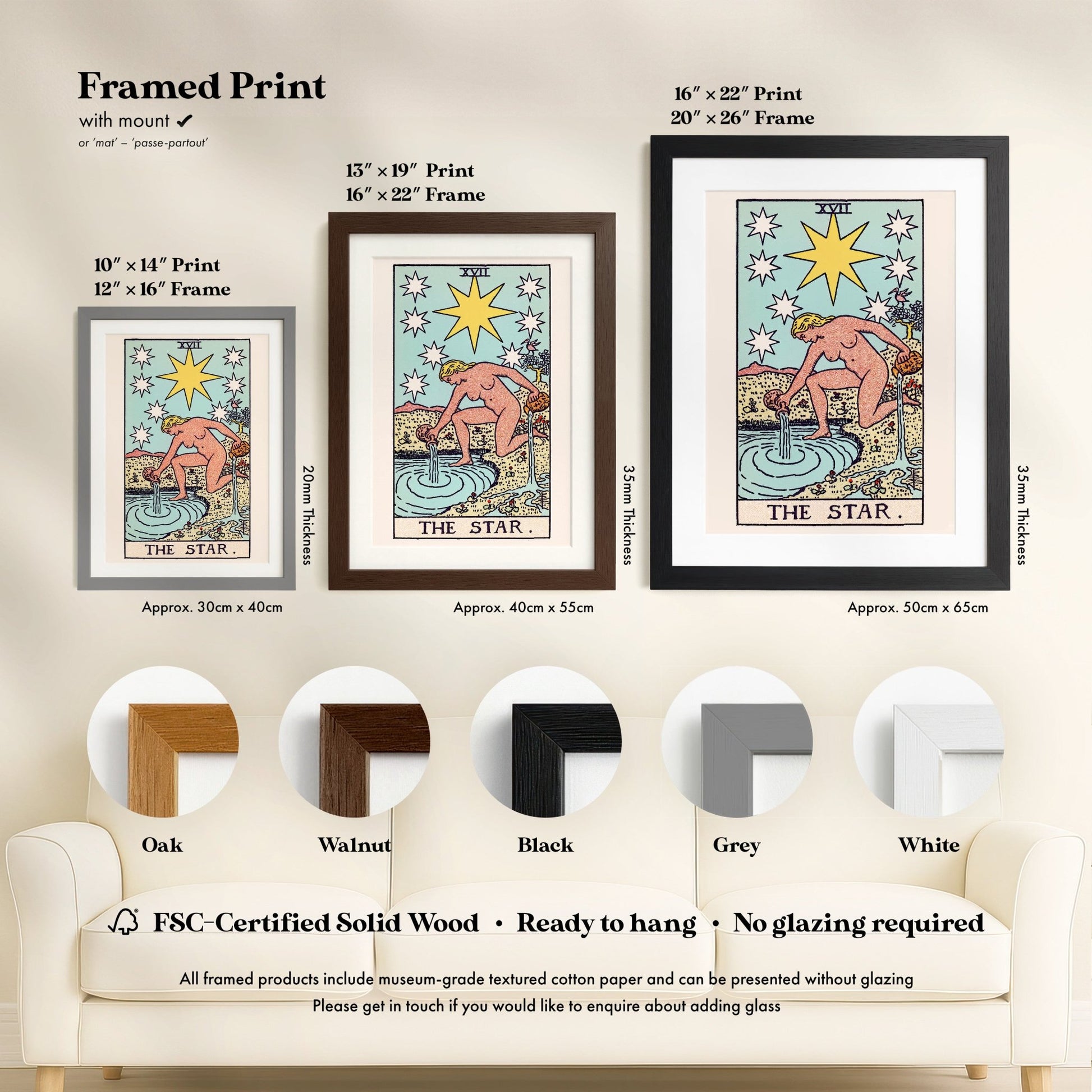 Tarot Art - XVII The Star | Art Prints | Pathos Studio