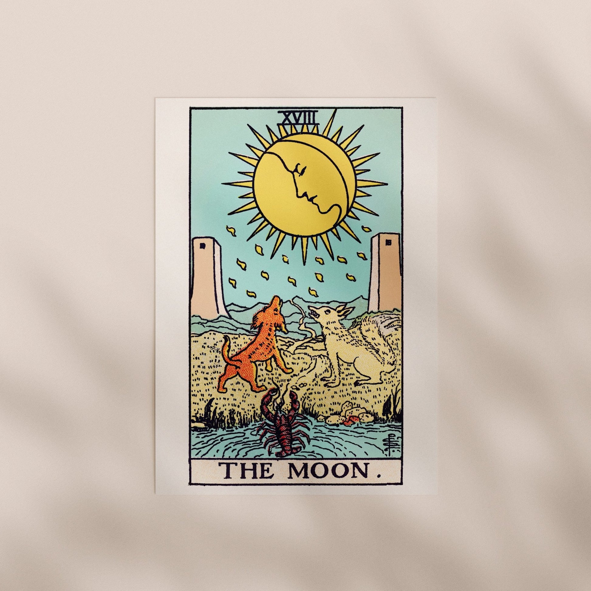 Tarot Art - XVIII The Moon | Art Prints | Pathos Studio