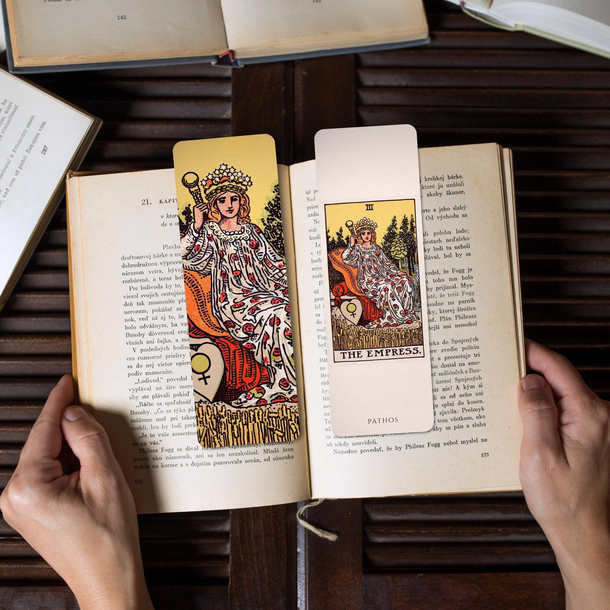 Tarot Bookmarks: The Empress / The Emperor - Pathos Studio - Bookmarks