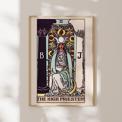 Tarot Card Print: II The High Priestess (Giclée Art Print) - Pathos Studio - Marketplace Listings