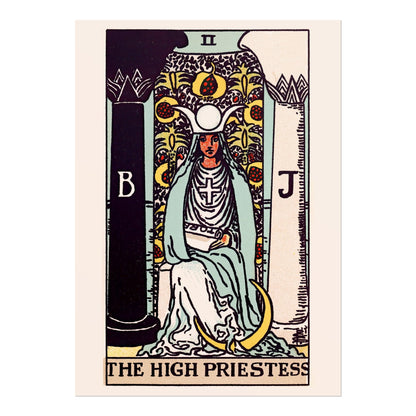 Tarot Card Print: II The High Priestess (Giclée Art Print) - Pathos Studio - Marketplace Listings