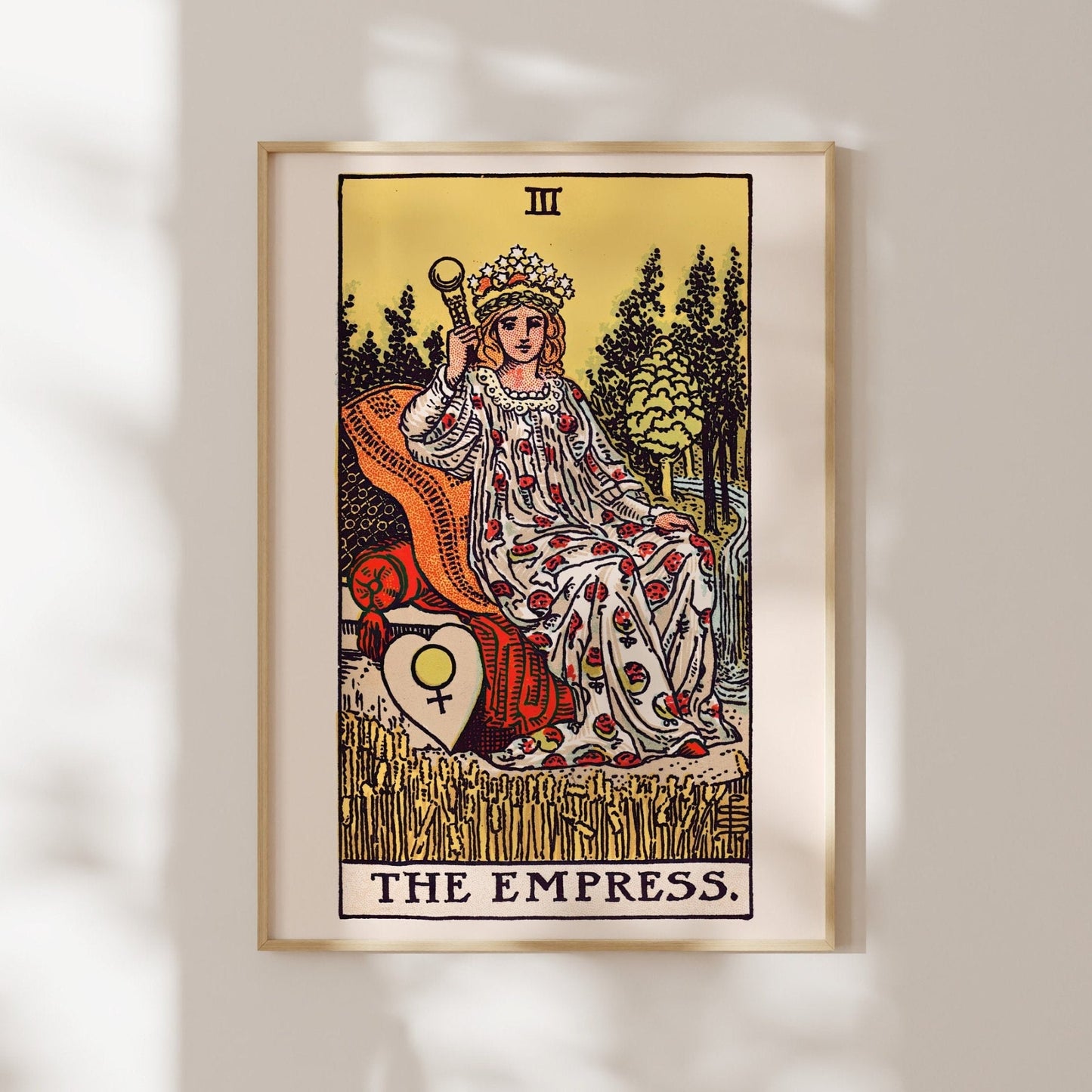 Tarot Card Print: III The Empress (Giclée Art Print) - Pathos Studio - Marketplace Listings