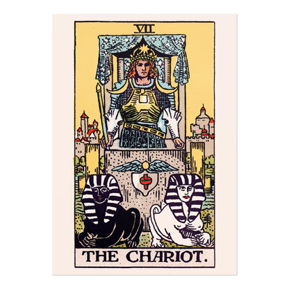 Tarot Card Print: VII The Chariot - Pathos Studio - Art Prints