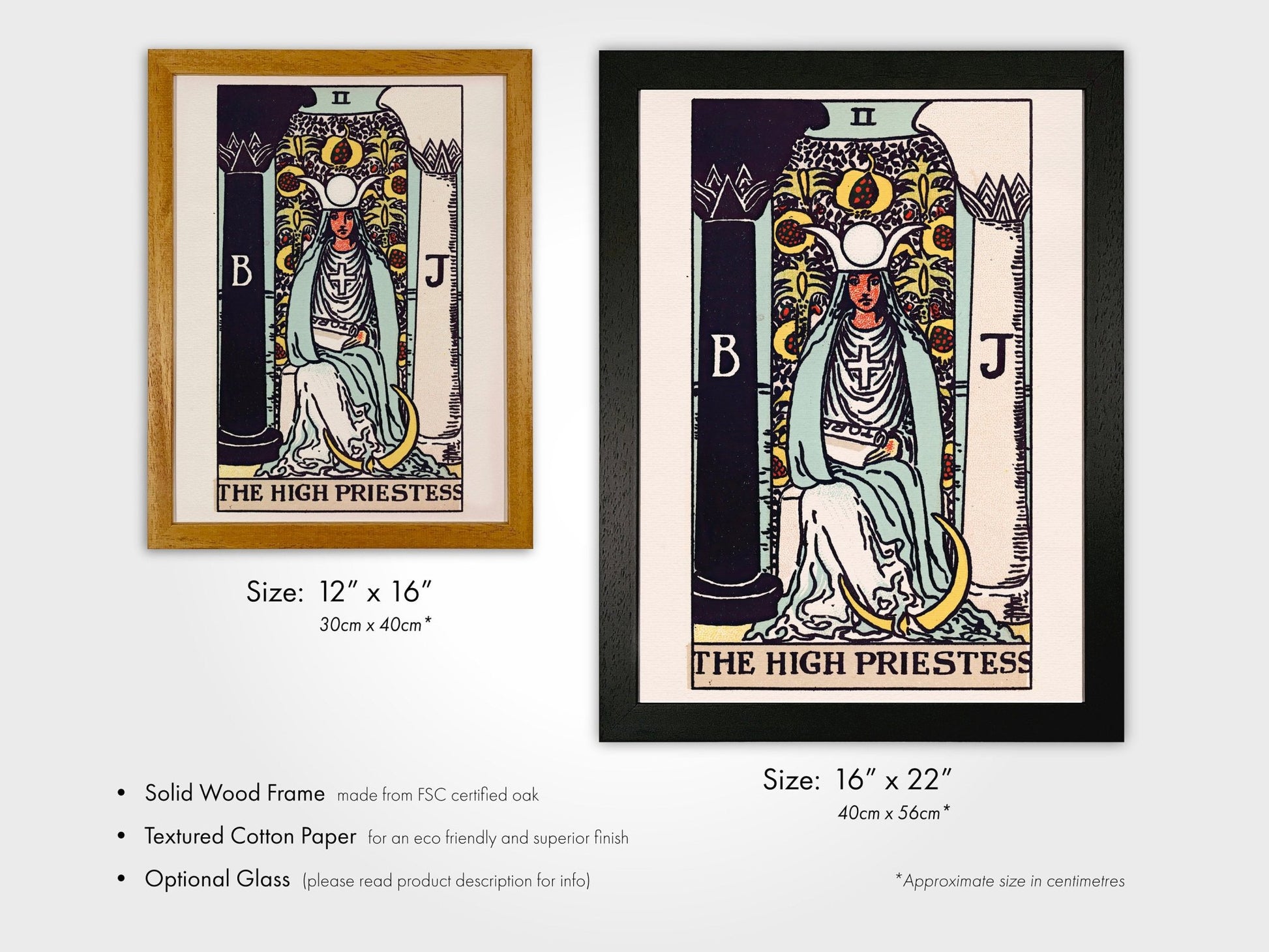 Tarot Print: II The High Priestess - Pathos Studio - Art Prints