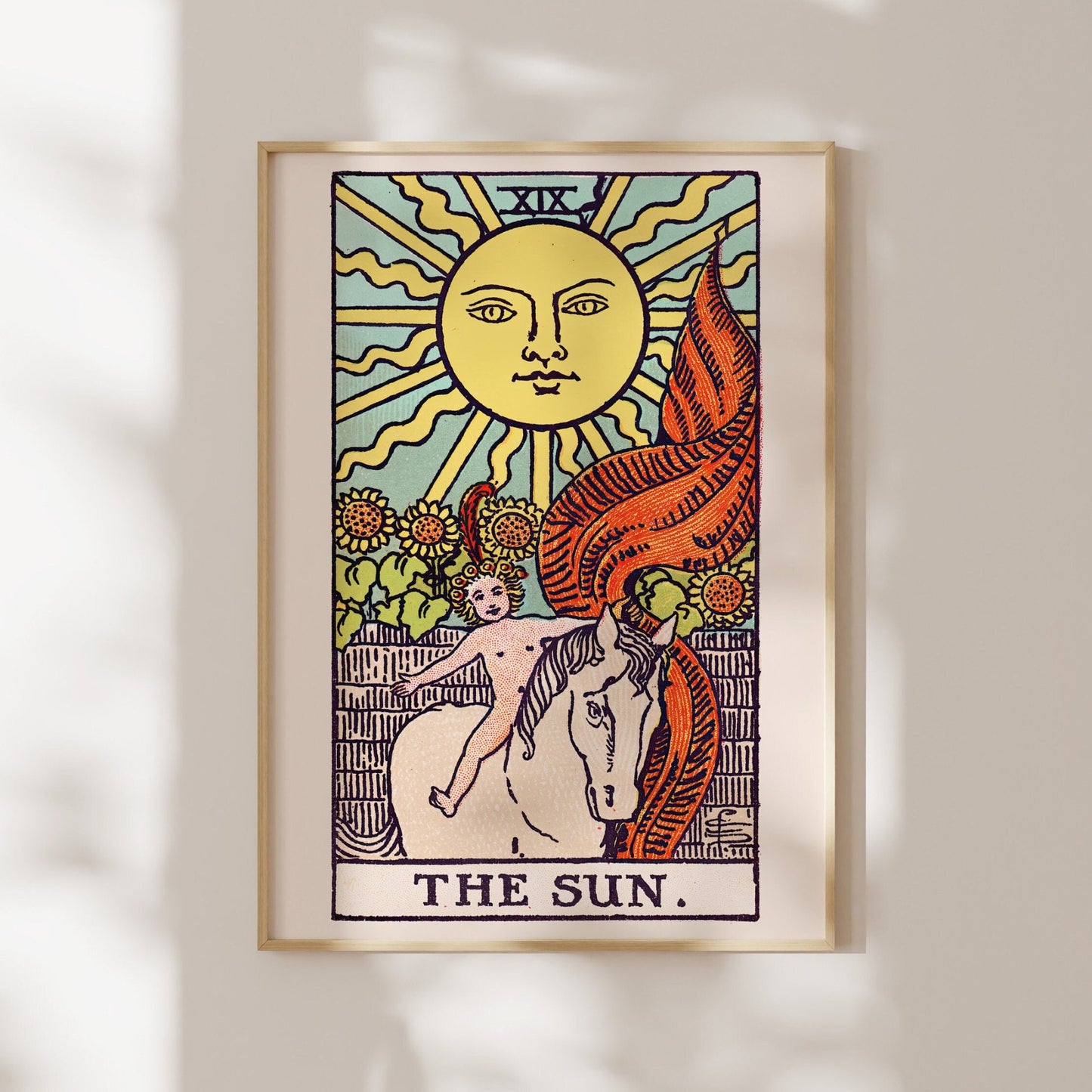 Tarot Print: XIX The Sun - Pathos Studio - Art Prints