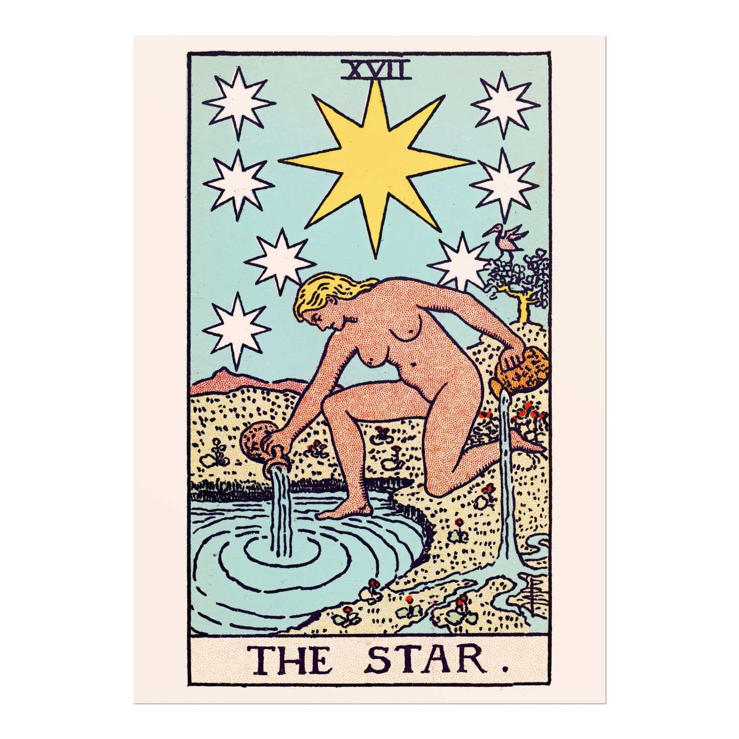 Tarot Print: XVII The Star - Pathos Studio - Art Prints