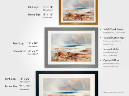 Thomas Moran - Hot Springs Of The Yellowstone | Art Prints | Pathos Studio