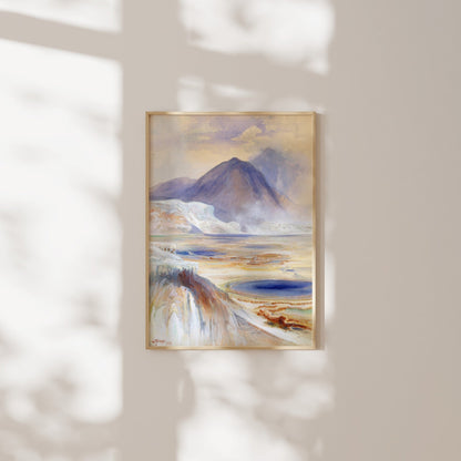 Thomas Moran - Mammoth Hot Springs, Yellowstone | Art Prints | Pathos Studio