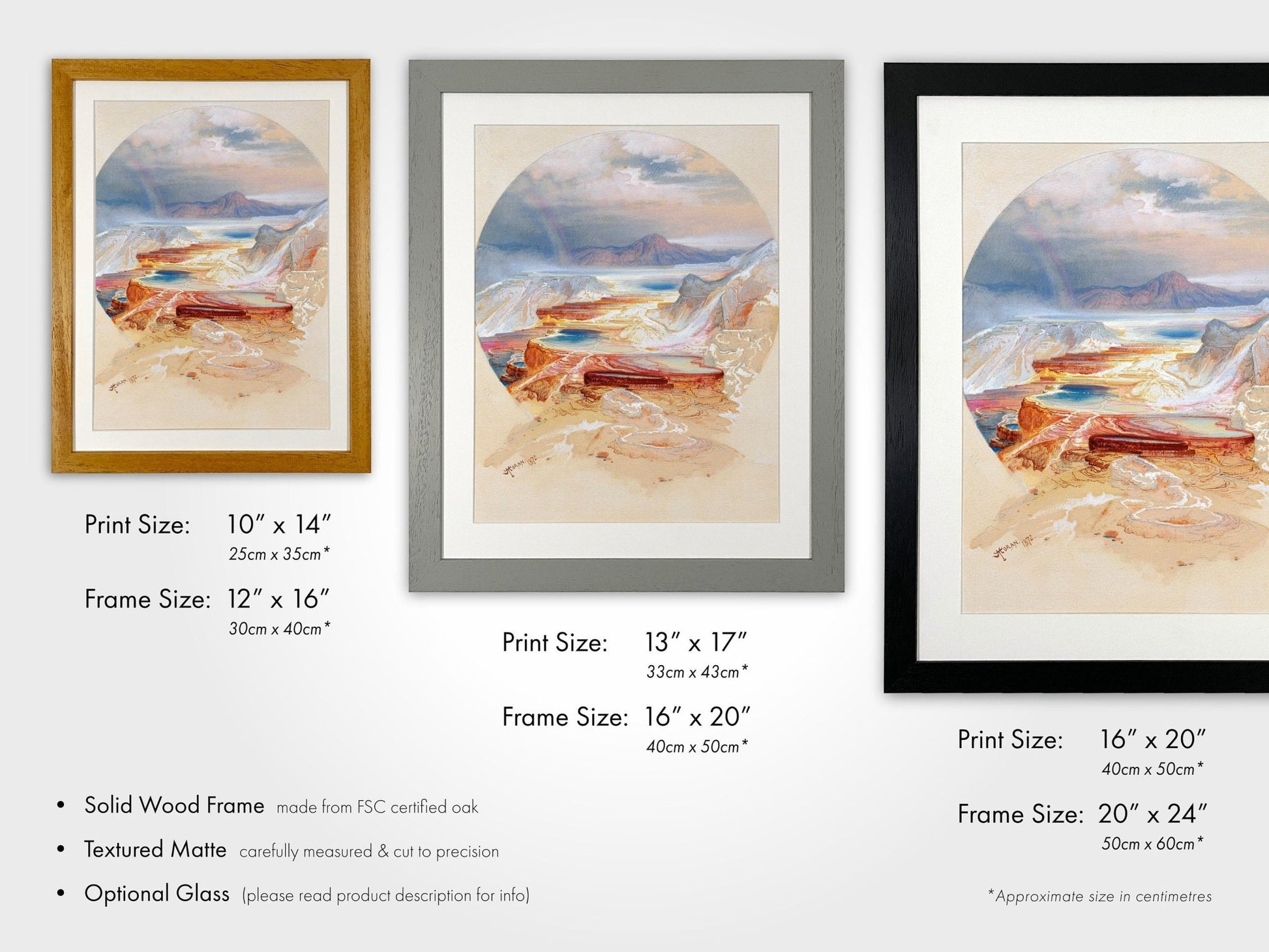 Thomas Moran - Minerva Terrace, Yellowstone | Art Prints | Pathos Studio