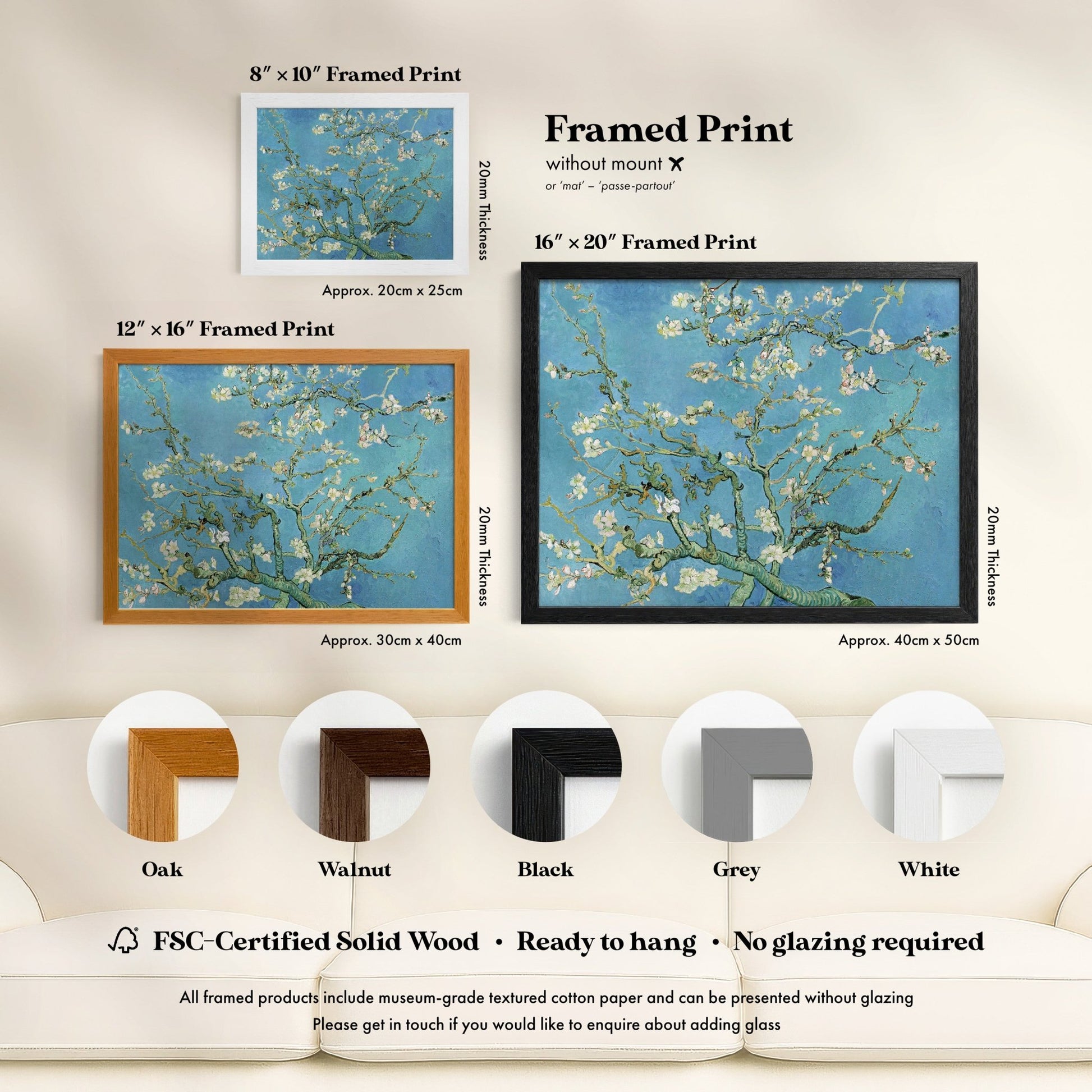 Vincent Van Gogh - Almond Blossoms | Art Prints | Pathos Studio