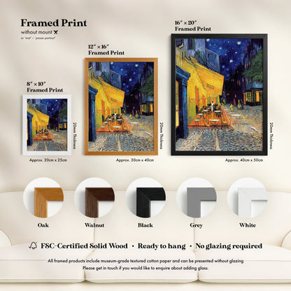 Vincent Van Gogh - Café Terrace At Night | Art Prints | Pathos Studio